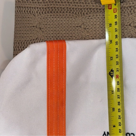 Coca Cola White Dual Strap Zip Top Tote Shopper Bag - Picture 8 of 10